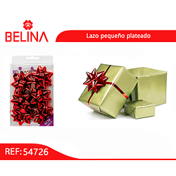 Lazo de regalo rojo 6cm 6pcs