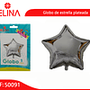 Globo estrella plata 18 pulgadas