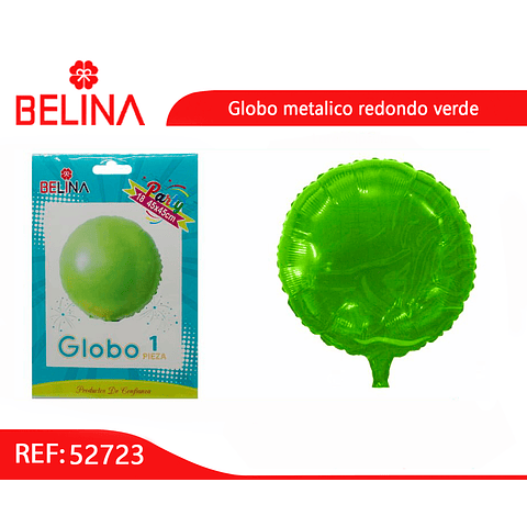 Globo redondo verde