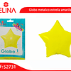 Globo estrella amarillo 45cm