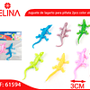 Juguete de lagarto para piñata 2pcs color aleatorio 3x9.5 cm