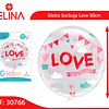 Globo burbuja Love 80cm