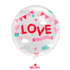 Globo burbuja Love 80cm