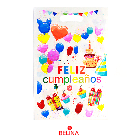 Bolsa para dulces feliz cumpleaños – Belina Cotillon