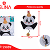 Piñata panda feliz cumpleaños 39x42cm