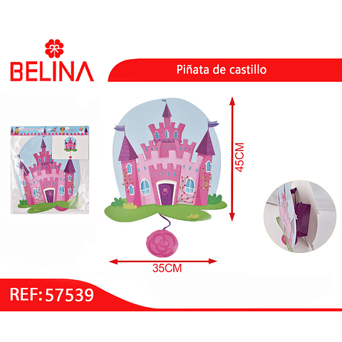 Piñata castillo 45x35cm