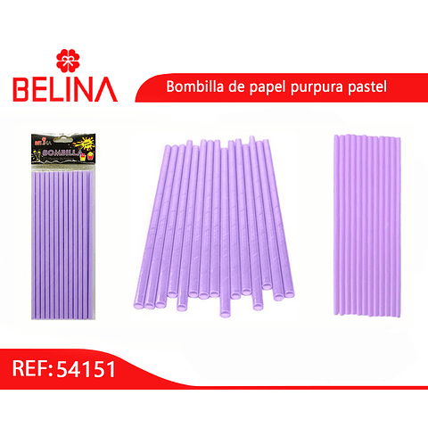 Bombillas lila 25pcs