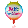 Globo metalico feliz cumpleaños 45x45cm