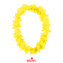 Collar hawaiano amarillo fluorescente 50cm