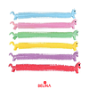 Juguete de unicornio estirable 2pcs color aleatorio 2x18.5cm