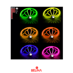 Corona fluorescente 1pcs color aleatorio 5x200mm