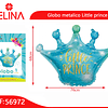 Globo metalizado corona príncipe 76 x 68cm