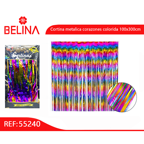 Cortina metalica colores 3m