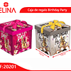 Caja de regalo cumpleaños 10cm Diseño aleatorio