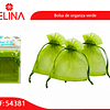 Bolsas de organza verde 8pcs 10x13cm