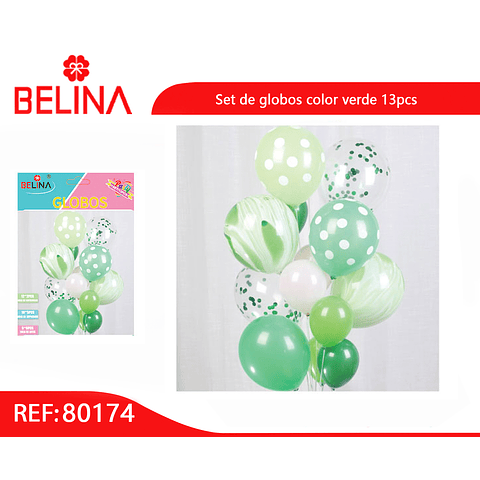 Set globos serie color candy 13pcs