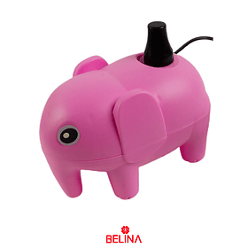 Inflador de globos eléctrico elefante rosa 9.5x16cm