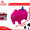 Inflador de globos eléctrico elefante fucsia 9.5x16cm
