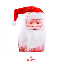 Viejo pascuero con musica y movimiento 30cm