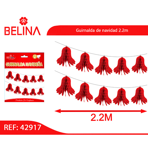 Guirnalda de navidad 2.2m