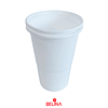 Vasos plasticos blanco 200ml 50un