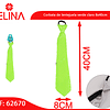 Corbata de lentejuela verde claro 8x40cm