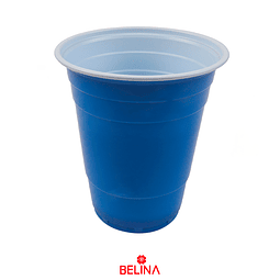 Vasos plasticos azul 500ml 20pcs