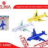 Juguete de avion 1pc color aleatorio 11.5x12cm