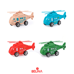 Juguete de helicoptero color aleatorio 4.5x9.5cm