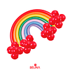 Set de globos largos colores surtidos 32un