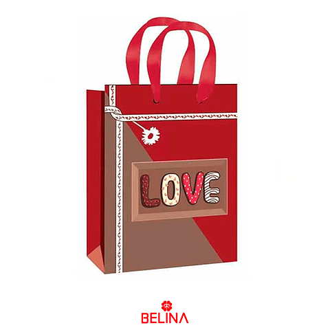 Bolsa de regalo San Valentín 18x50x72CM 1un diseño aleatorio