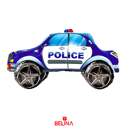 Globo metalico auto de policia 40x45x88cm