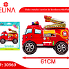 Globo metalico camion de bomberos 40x47x61cm