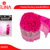 Feston decorativo fucsia/rosa 8x300cm 1pcs