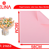 Papel Coreano  color rosa  20pcs 58x58cm