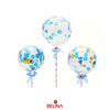 Topper de globos 3pcs Azul