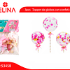 Topper de globos 3pcs rosa