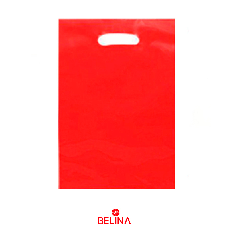 Bolsa plastica rojo