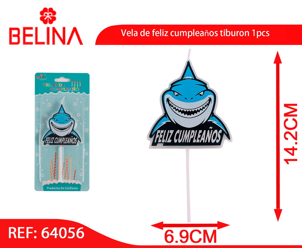 Vela Grabada 'Feliz Cumpleaños' Con Campana De Cristal