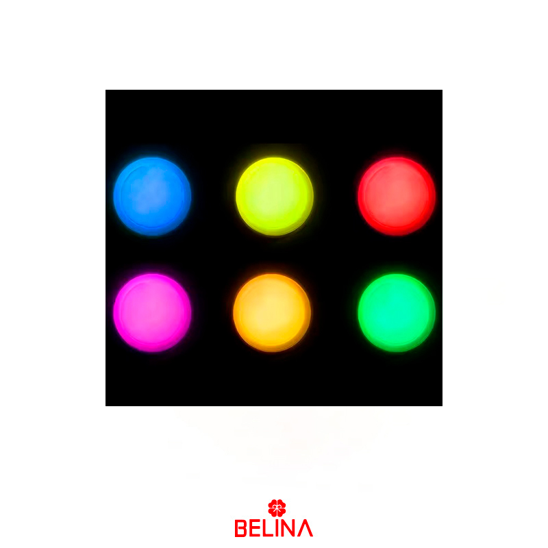 Circulo fluor color aleatorio 7.3cm
