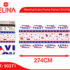 Mantel plástico Fiestas Patrias 137x274cm