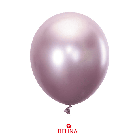 Globos cromados violeta claro 25cm 10un