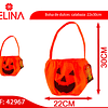 Bolsa de dulces  calabaza  22x30cm 