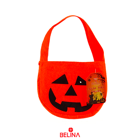 Bolsa de dulces  calabaza  24x35cm 