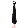 Corbata de lentejuelas negra 8x40cm 