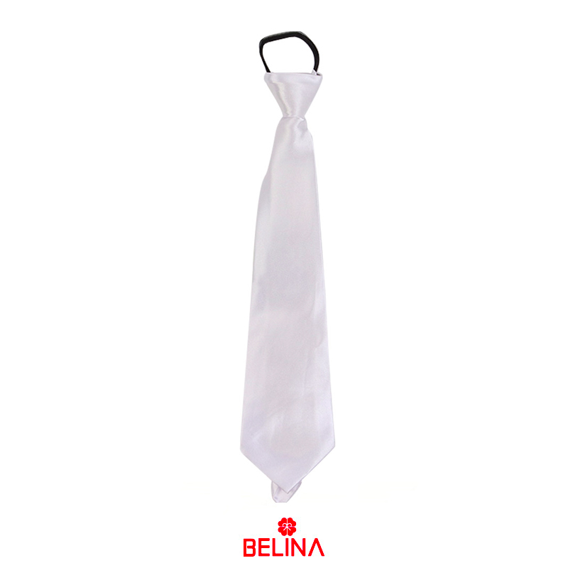 Corbata blanca 8x40cm