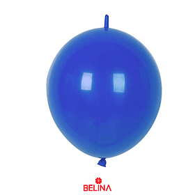 Globos de latex linking azul 10pcs 25cm 