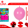 Globos de latex linking rosado 10pcs 25cm 