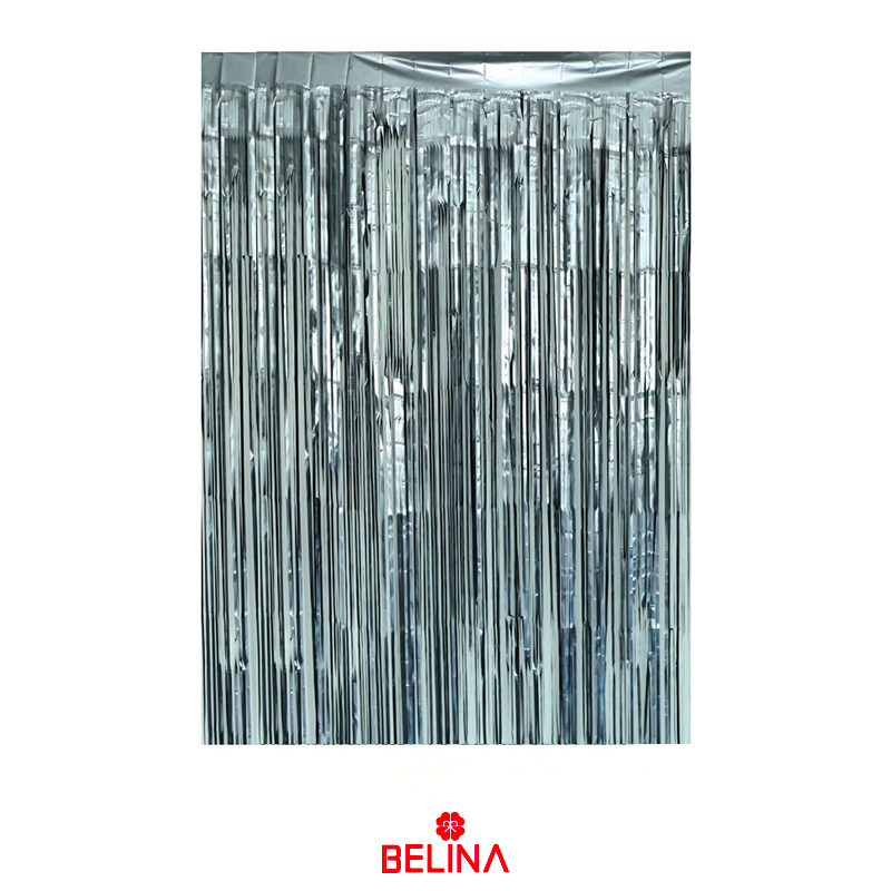 Cortina plateada 100x200cm