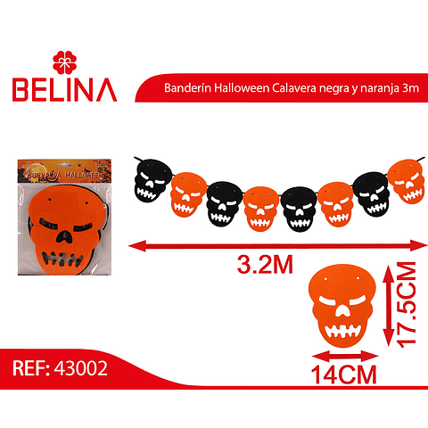 Banderín Halloween3,2m